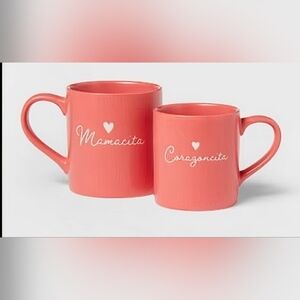 Mamacita & Corazoncita (Mother & Daughter) Mug Set NEW Grandmother Little Heart